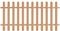 INLIFE Valla de láminas WPC 200 x 100 cm, 5,93 kg, 42824