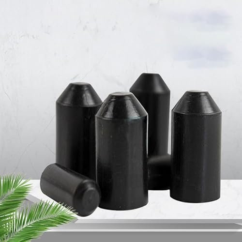 BBTISG Lot de 100 Capuchon D'extrémité Thermorétractable 15 x 45mm Embouts Thermorétractables Chauds et étanches Gaine Thermorétractable Capsules Gaine Retractable Étanche pour Câble