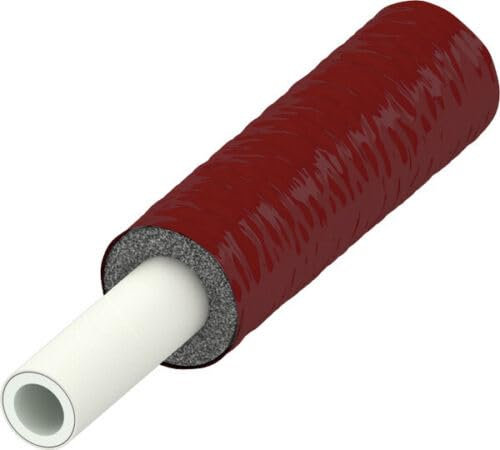 Tece 16/20/25/32 DVGW Messing Wandscheibe Winkel Kupplung T-Stuck (PE-Xc/Al/PE-RT Verbundrohr rot, 16x6mm - 75m (Nr.731116))