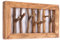 CREEDWOOD Äste WANDGARDEROBE Leonor 50 | 7 Haken, Holz, 50 cm | Garderobenpaneel, Natur Kleiderhaken, Deko Wandhaken, Flurgarderobe, Hakenleiste