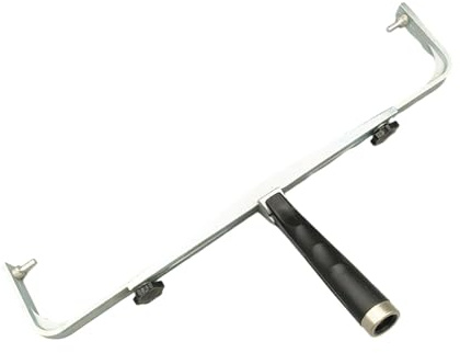 perfk 18inch Paint Roller Frame Aluminum Alloy Accessories for Ceiling Wall Painting Professional Versatile