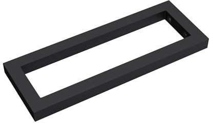 Mai & Mai Design Wandkonsole WH01 aus Edelstahl in Schwarz, BTH: 45x3x15 cm, Waschtisch Halterung 1 Stück