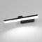 Riserva LED Spiegelleuchte 9W, Schwarz Schwenkbar 180° Badleuchte LED, 6500K Kaltweiß, IP44 Spiegellampe Innen für Küche, Badschrank, 40cm
