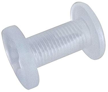 Pieds boulons Écrous, clous à rivets, boutons de reliure à clous de grand livre, boucles de papeterie, boucles de grand livre, vis en plastique robustes et durables (taille : 15 x 12 10 paires) (Colo