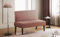 Yaheetech Küchensofa 2-sitzer Sitzbank Polstersofa aus Cordstoff Doppelsofa ohne Armlehnen Stoffsofa Loungesofa fürs Wohnzimmer/Eingangsbereich/Büro, Rosa