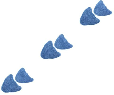 SEWOART 6pcs Replacement Microfiber Pads for Vax Steam Mop Hook Loop Cleaning Covers