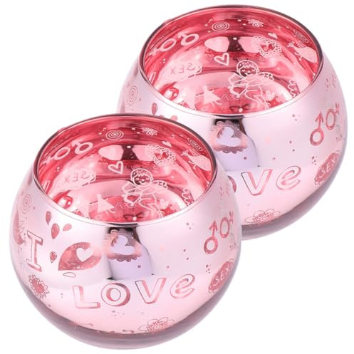 FONDOTIN Retro Glas Kerzenhalter Nordic Stil Kerze Stick Home Decor Für Feier