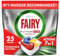 Fairy Platinum Plus Tablettes Lave-Vaisselle Tout En 1 Citron, Pack Familial 125 Capsules (5x25), Technologie Anti-terne, Redonne l'Éclat d'Origine, Efficace en Cycles Courts