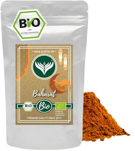Azafran BIO Baharat Gewürzmischung gemahlen, Gewürz nach arabischer Art für Fleisch, Eintöpfe & orientalische Küche 250g