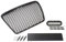Kühlergrill Wabengrill Front Grill Emblemhalter kompatibel mit Audi A6 4F 2008-2011