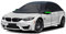 generisch halbgarage für Auto kompatibel mit BMW M3 E30 Cabrio 1988-1991,Allwetterschutz, mit reflektierenden Streifen, Winddicht, staubdicht, Regen- und schneefest(Black)