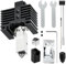 Upgraded Hotend Kit per stampante 3D Bambu Lab P1S/P1P, con blocco riscaldante in rame placcato Titanium Heat Break, 0,4 mm Hardened Steel Nozzle Heating Block Kit, Hotend con base in silicone