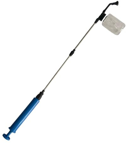 Kieselgur Zerstäuber - Hand Pumpzerstäuber | Stäubepumpe Für Kieselgur | Vernebler Für Hühnerstall | Algenkalk Zerstäuber | Pulver Applikator Garten Für Gartenarbeit Tomaten Paprika Erdbeeren