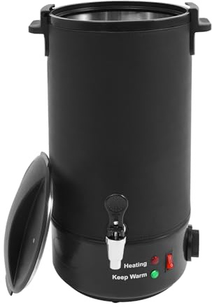 PHOYUXM olla de cera para fundir, 1 olla grande de cera de 100 W con tapa sellada, temperatura ajustable de 30–110 ℃, olla de cera para hacer velas (10 l)