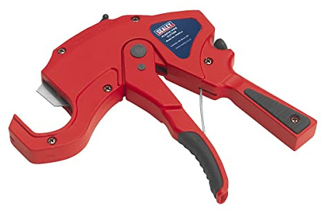 Sealey PC40 OD Plastic Pipe Cutter, Silver, 6 - 42 mm