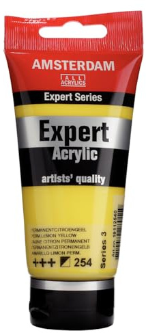 Amsterdam Expert Series Acrylic Tube 75 ml Permanent lemon yellow 254 (19112540)
