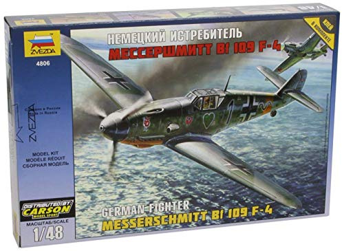 Zvezda Z4806 500784806-0.075 WWII Messerschmitt Bf-109 F4