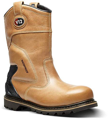V12 Footwear Men's Tomahawk Industrial Boot, Brown, 6 UK