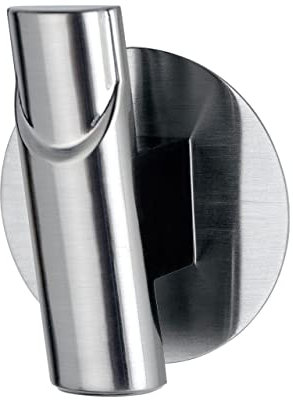 WENKO Wandhaken Solo Matt, Edelstahl rostfrei, 5 x 6 x 2.7 cm, Matt