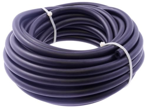 Benzinschlauch 10 Meter 6 mm schwarz Gummi, Benzinschlauch 6x10 mm 10 m | Schwarzer Gummi-Benzinschlauch als 10-m-Länge; Maße 6 mm bzw. 6x10 mm, Einheit 10 m für den Maßabgleich vor Bestellung.