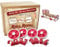 Roll Rodel Bausatz (ohne Schlitten) - Rollen oder rodeln - Tuning Set für alle Holzschlitten/Rollen für Kinderschlitten/Räder für Schlitten aus Holz