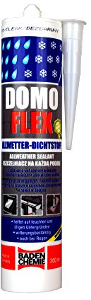 Domoflex Transparent Allwetterdichtstoff Kartusche 300 ml Silikonalternative