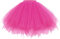 Gardenwed Tutu Petticoat kurz Damenrock Tüllrock in Rosa Tütü Reifrock Tüll Rockabilly 50er Vintage Ballet Blase Tanzkleider Firt Tulle Petticoat Puffy Tutu Unterkleid Rose XL