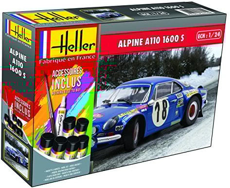 Heller Maquette, 56745, alpine a110,1/24, Gris