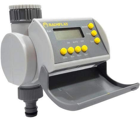 Suinga Programador de riego automático para jardín - Temporizador de Grifo Digital con Control de Agua y Ahorro energético, Gris