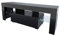Panana TV Stand Storage TV Cabinet RGB LED Lighted 130cm (Black, have led)
