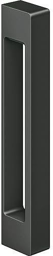 SIMONSWERK Türgriff selbstklebend KCH 1700 - Glastürgriff zum Kleben Länge 200mm - Griff für Glastür, Aluminium schwarz matt