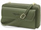 HNOOM Sac Téléphone Portable Femme Portefeuille en PU Cuir Sacs Bandoulière Femme Pochette Téléphone Portable Petit Sac à Bandoulière pour Téléphone avec Porte Carte, Bandoulière (Vert)
