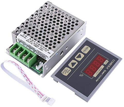 12-80V DC 30A PWM Motor Speed ​​Controller 21kHz Display Panel Motor Soft Starter Soft Start Governor con pannello di visualizzazione digitale