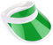 The Fancy Dress® Unisex Retro 80s Neon Sun Visor Hat Headband Cap for Golf Tennis Stag Poker Party (Green)