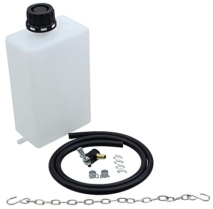 Citomerx Benzinflasche Set Werkstatt Tank Ersatztank (1,50 Liter) | Mit Hahn und Schlauch