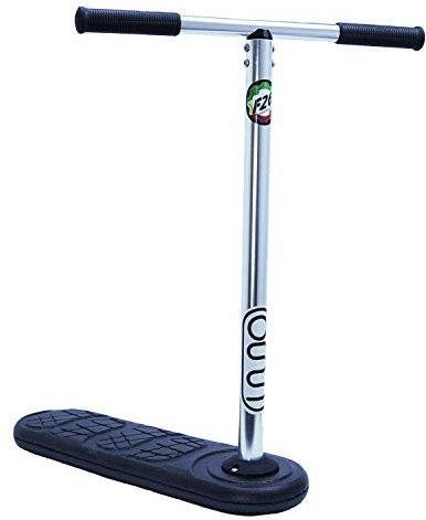Indo 2.0 Trampolin Stunt-Scooter I 40-79cm Gesamthöhe I Indoor & Outdoor I Trick I Trainer I+ Fantic26 Sticker (570 H=60cm + XL Ersatzlenker H=72cm Schwarz)