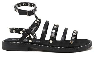Cult - grace sandale mit nieten - 40 - nero