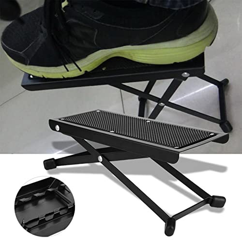 YECK Gitarren-Fußpedal, einstellbare Anti-Rutsch-Gitarren-Fußstütze, Gitarrenübungen für Gitarren-Ukulele