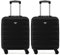 Flight Knight Set Aus 2 Leichten 4-Rad-abs-hartschalenkoffern Kabinen-handgepack, Zugelassen Fur UBer 100 Fluggesellschaften British Airways, Easyjet & Maximale Große Fur Ryanair 40x20x25cm