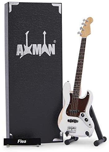 AXMAN Flea - Miniatur-Gitarren-Replik - Musikgeschenke - handgefertigte Verzierung