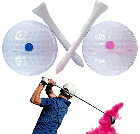 Générique Die Golfbälle enthüllen das Genre, das explodiert, – Sex-Enthüllungsball zum Thema der , Überraschung für Babys, Jungen oder Mädchen, für werdende Paare und Liebhaber
