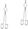 PLAFOPE Edelstahlklemme 2 Stück Ofen Tiegel Zange Labor Zange Graphit Multi-Halter Clips Gießerei Zoll Zubehör Schmelzlabors Praktisches Werkzeug Zange Für Kolben Labor Silberklemme
