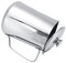 Jarra de Leche de Acero Inoxidable para Servir café con Tapa, Taza de café de Acero Inoxidable, Cristalería de Leche para Arte de café con Leche (1000ML)
