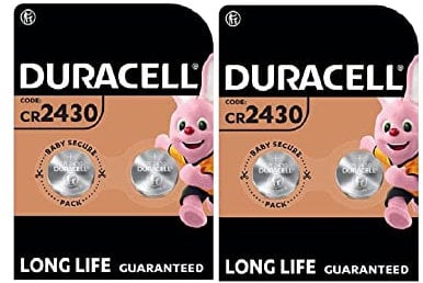4X Duracell Cr 2430 Lithium (2 Blister Da 2 Batterie) 4 Pile