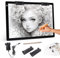 A2 Light Pad for Diamond Painting, Tracing Light Box with 12v2a Adapter 2 Multi-Functional Clips, 23.7x15.8 in Ultra-Thin Stepless Brightness Light Board for Drawing Sketching
