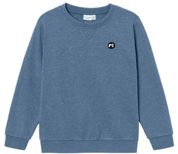NAME IT Jungen Nkmvimo Ls Bru Noos Sweatshirt, Coronet Blue, 146-152 EU