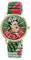 Raptor Damenarmbanduhr Frida Kahlo Edition mit Zugband (Mehrfarbig Hellgrün Rot)