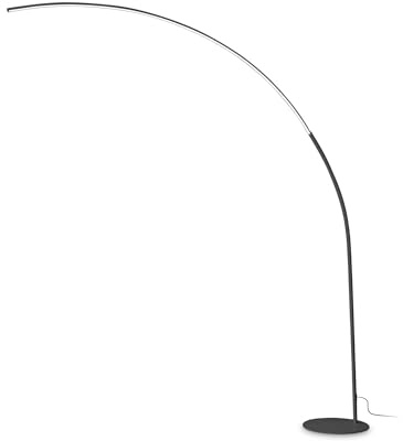 Ideal Lux COMET Integrierte LED-Bogen-Stehleuchte, Schwarz, 2850 lm, 3000 K