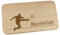 Personalisiertes Frühstücksbrettchen aus Holz mit Motiv und Name graviert Motiv Fußballspieler