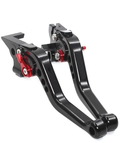 Motorrad-Kupplungstrommel-Bremshebelgriff Für Suzuki Für Sv 650 Für Sv 650 S Für Sv650 Für Sv650s 1999-2009 Motorrad Zubehör Kurze Bremse Kupplung Hebel Motorrad-Kupplungs-Bremshebel(Color:Black-B)